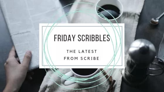 Friday scribbles: Sept 28 this week at Scribe